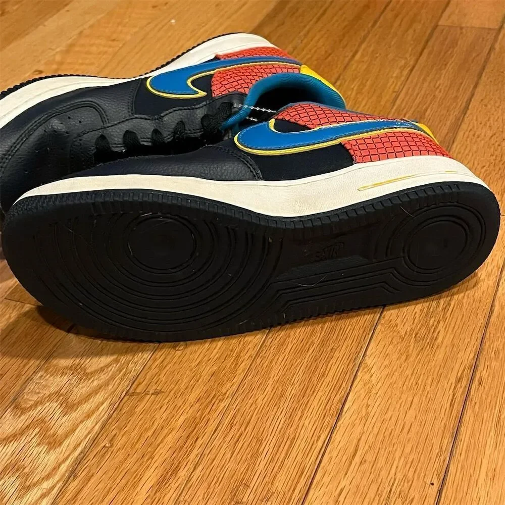 Nike Air Force 1 Now Kids Sneakers Multicolor Size 6.5Y Casual Shoes
